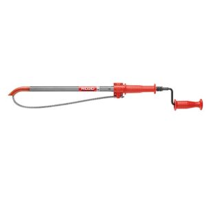 RIDGID 46683 K-1 Combination Auger with C-Style Cutter Head, Telescoping Drain Auger to Remove Drain Clogs in Sinks and Urinals