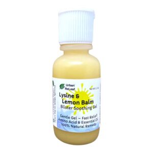 Urban ReLeaf Lysine & Lemon Balm Blister Soothing Gel! for Rashes, Red Bumps, Spots, Itchy Skin. Fast Drying, 100% Natural Help!