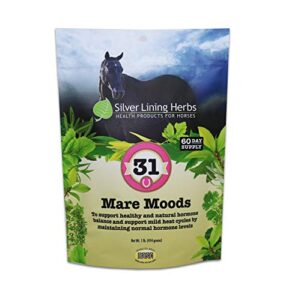Silver Lining Herbs 31 Mare Moods - Natural Support for Healthy Mare Hormone Balance - Herbal Horse Supplement - Calms Moody Mares - 1 lb Bag