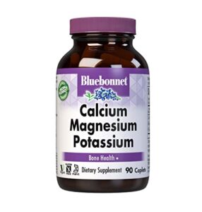 BlueBonnet Calcium Magnesium Plus Potassium Caplets, 90 Count