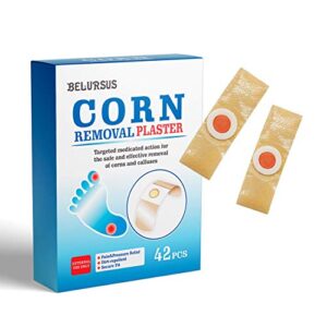 Corn Removers For Feet Callus Remover Pads For Foot Corns Removal Pad For Toe Corn & Callus Relief Plaster For Toes Kit of 42 pcs