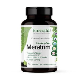 Emerald Labs Meratrim 800 mg - with Fruit and Flower Extracts for Metabolism Support - 60 Capsules