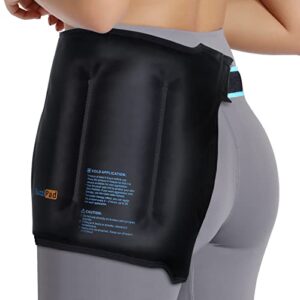SuzziPad Hip Ice Packs for Injuries Reusable, Hip Ice Pack Wrap for Hip Pain Relief, Hip Replacement Surgery and Hip Flexor Pain，Hip Ice Wrap for Inflammation, Swelling