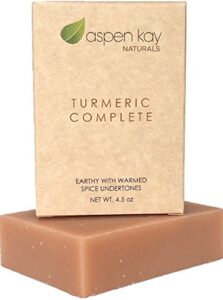 Turmeric Soap Bar for Body & Face - Made with Natural and Organic Ingredients. Gentle Soap – For All Skin Types – Made in USA 4.5oz Bar