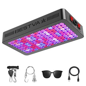 BESTVA 1500W Led Grow Light 4x4ft Coverage LM301B Diodes 10x Optical Reflector Full Spectrum LED Grow Lights for Indoor Plants Greenhouse Veg Bloom Light Hydroponic Grow Lamp