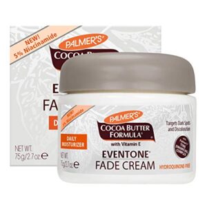 Palmer's Cocoa Butter Formula Eventone Fade Cream, Anti-Dark Spot Fade Cream with Vitamin E and Niacinamide, Helps Reduce Dark Spots & Age Spots, 2.7 Ounce