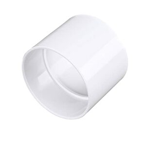 NDS X Hub PVC S&D Coupling, 4 in, White