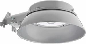 Lithonia Lighting Oval 40K 120 PE DNA M4 Dusk to Dawn Integrated Outdoor LED Area Light, 20W, White