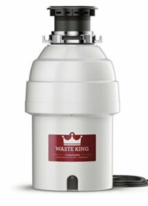 Waste King Legend Series 1 HP Continuous Feed Garbage Disposal with Power Cord - (L-8000)