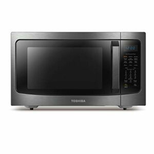 Toshiba 4-in-1 ML-EC42P(BS) Countertop Microwave Oven, Smart Sensor, Convection, Air Fryer Combo, Mute Function, Position Memory 13.6