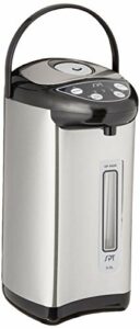 SPT Hot Water Dispenser Stainless with Multi-Temp Feature (5.0L), 16.93 x 10.24 x 10.24 Inch, Black