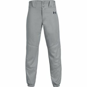 Under Armour Boys' Utility Relaxed Pants , Baseball Gray (080)/Black , Youth Large