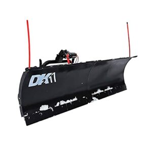 DK2 AVAL8219 Universal SUV/Truck Heavy Duty Snow Plow Kit 82 x 19 x 2 Inch Receiver Mount, Black