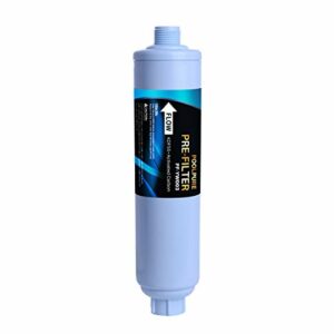 POOLPURE Garden Hose End Pre Filter for Pool, Hot Tub, Spa, Greatly Reduces Chlorine, Heavy Metals, Odor, Fits Any Standard 3/4