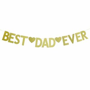 Best Dad Ever Banner-happy Fathers' Day Banner Fathers Day Decor Dad Photo Prop for Party Holiday Decoration.