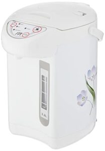 SPT Hot Water Dispenser with Dual-Pump System (3.2L), 10.2 x 10.2 x 13.4 Inch, Off White