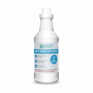 Essential Values 2X Refill Septic Treatment Solution Compatible with InSinkErator Septic Assist Bio Charge Evolution Models. Septic Shock and Tank Cleaner
