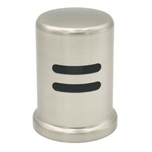 Satin Nickel Dishwasher Air Gap Cover only, Skirted, Replacement air gap dishwasher,Solid Brass, Satin Nickel Finish