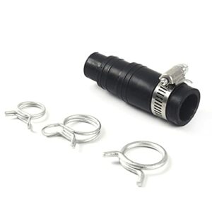 TonGass DWC-00 Dishwasher Connector Kit - Easiest and Fastest Dishwasher Drain and Disposal Connector - 1 Inlet Connector, 1 Hose Clamp, and 3 Spring Clamps