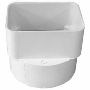 Genova 45344 PVC Sewer & Drain Downspout Adapter, 3x4-Inches