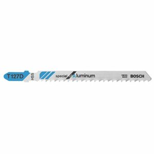 BOSCH T127D 5-Piece 4 In. 8 TPI Special for Aluminum T-Shank Jig Saw Blades