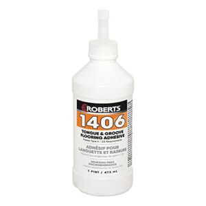 ROBERTS 1406-P Flooring-Adhesive-primers, 1 Pint Bottle, White