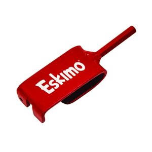 Eskimo 18734 Ice Anchor Power Drill Adapter, red, standard