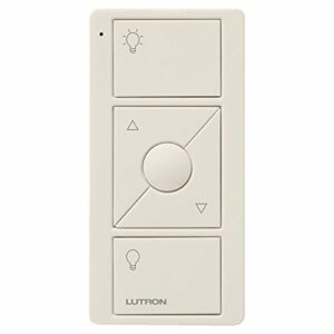 Lutron Pico Smart Remote Control for Caséta Smart Dimmer Switch | PJ2-3BRL-LA-L01R | Light Almond