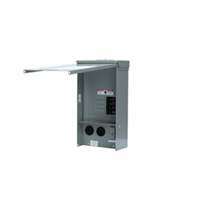 Siemens TL137US Talon Temporary Power Outlet Panel with a 20, 30, and 50-Amp Receptacle Installed, Unmetered