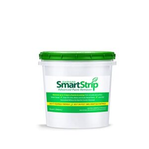 Smart Strip Advanced Paint Remover - Strips Up to 15 Layers of Acrylic, Latex, Oil, & Water-Based Paints, Varnishes, Stains, & Coatings Usually in One Application - DIY Friendly - 1 Quart
