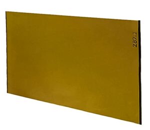 Gold Coated Green Welding Filter, 2