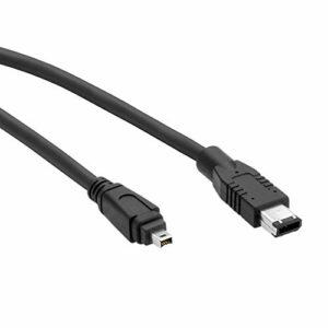 BRENDAZ Firewire DV Cable 4P-6P for Canon GL1 and GL2 Mini DV Camcorder, and Canon ZR Series Camcorders (6-Feet)