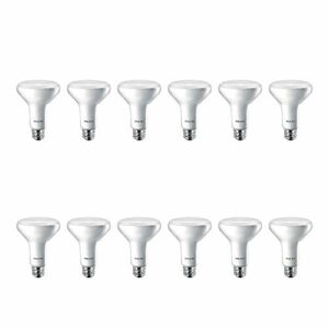 Philips LED Flicker-Free Dimmable BR30 Indoor Light Bulb, EyeComfort Technology, 650 Lumen, Soft White Light (2700K), 11W=65W, E26 Base, 12-Pack
