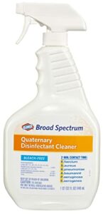 Clorox Broad Spectrum Quaternary Disinfectant Cleaner Spray, 32 Ounces