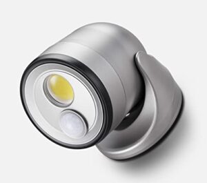 LIGHT IT! COB LED Wireless Motion Sensor Security Floodlight, Silver