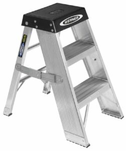 Werner SSA03 375-Pound Duty Rating Aluminum Step Stand, 3-Foot