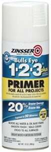 Zinsser 272479 Bulls Eye 1-2-3 Plus Spray Primer, 13 oz, White