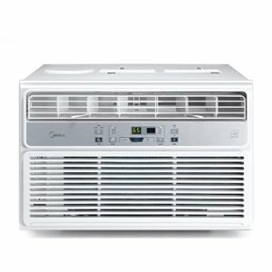 Midea 6,000 BTU EasyCool Window Air Conditioner, Dehumidifier and Fan - Cool, Circulate and Dehumidify up to 250 Sq. Ft., Reusable Filter, Remote Control