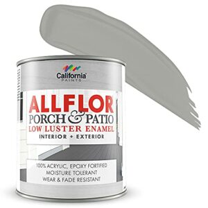 ALLFLOR California Paints Porch, Patio, Floor Paint (Quart, Coast Guard Gray)