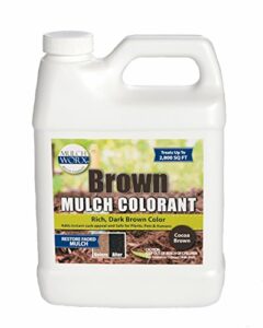 MulchWorx Brown Mulch Color Concentrate - 2,800 Sq. Ft. - Rich Dark Brown Mulch Dye Spray