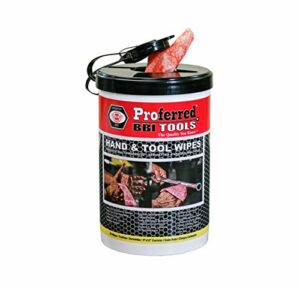 Proferred - T99001 PROFERRED Hand and Tool Wipes, Heavy Duty Tool Cleaning Wipes, Hand Cleaning Wipes, Degreasing, Waterless Hand Cleaner, Dual Surface, Work Surface Wipes