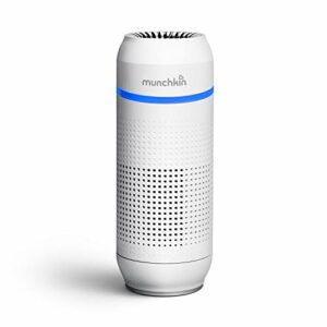 Munchkin Portable Air Purifier, 4-Stage True HEPA Filtration System Eliminates 99.7% of Micro-Pollutants