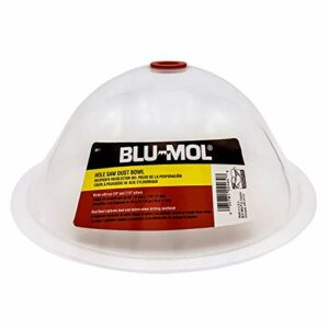Disston E0215000 Blu-Mol RemGrit Hole Saw Accessories Dust Bowl, for Installing Recessed Lights and Works With All Hole Saws