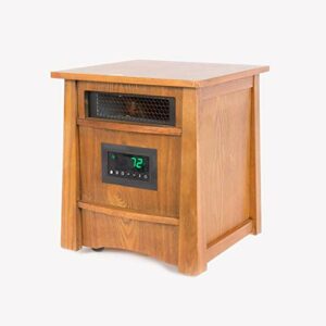 Lifesmart Corp Lifelux Series Ultimate 8 Element Extra Large Room Infrared Deluxe Wood Cabinet & Remote
