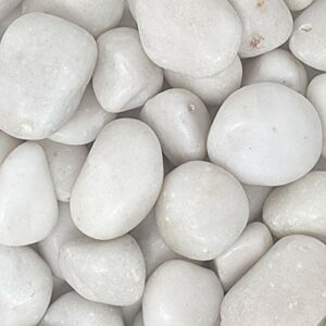 Midwest Hearth Natural Decorative Polished White Stones 1