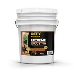 DEFY Extreme Semi-Transparent Wood Stain, Natural Pine 5 Gallon