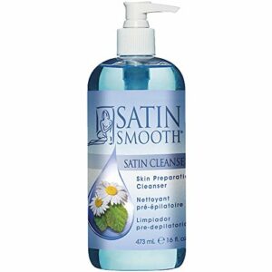 SATIN SMOOTH Satin Cleanser Skin Preparation Cleanser, 16 oz