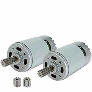JIARUIXIN 2 Pcs Universal 550 40000RPM Electric Motor RS550 12V Motor Drive Engine Accessory for RC Car Children Ride on Toys Replacement Parts