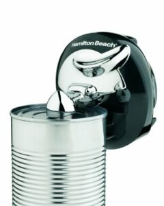 Hamilton Beach Walk 'n Cut Electric Can Opener for Kitchen, Use On Any Size, Automatic and Hand-Free, Cordless & Rechargeable, Easy Clean Removable Blade, Black (76501G)