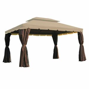 Garden Winds Replacement Canopy Compatible with The Outsunny Classic 10 x 13 Gazebo - Riplock 350